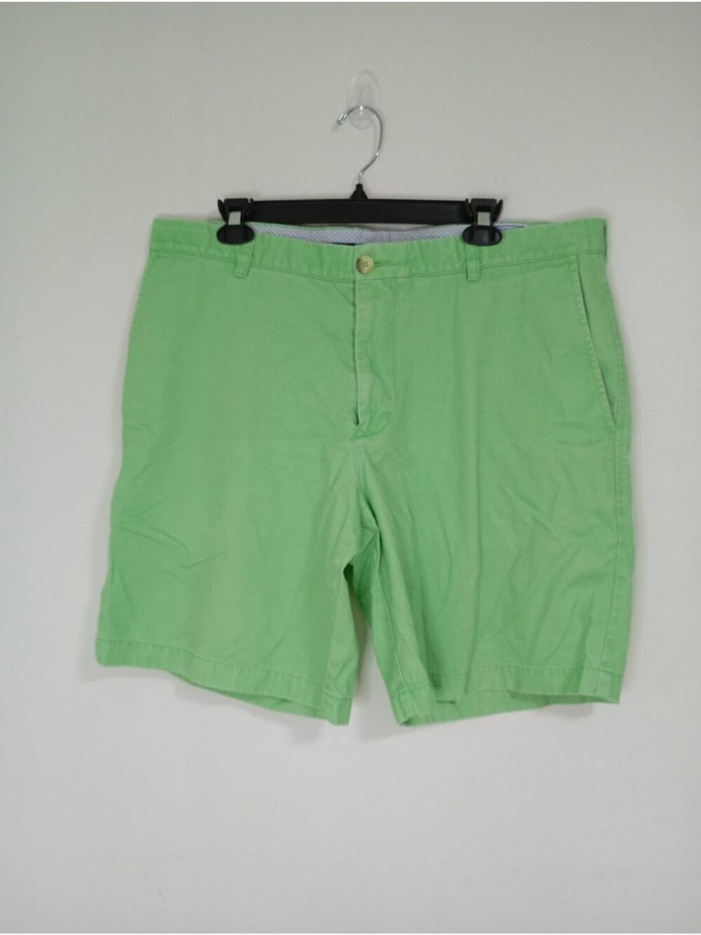 Southern Tide Mens Green Pima Cotton-Modal Blend Chino Shorts W38